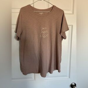 Old Navy Tan Everywear Tee